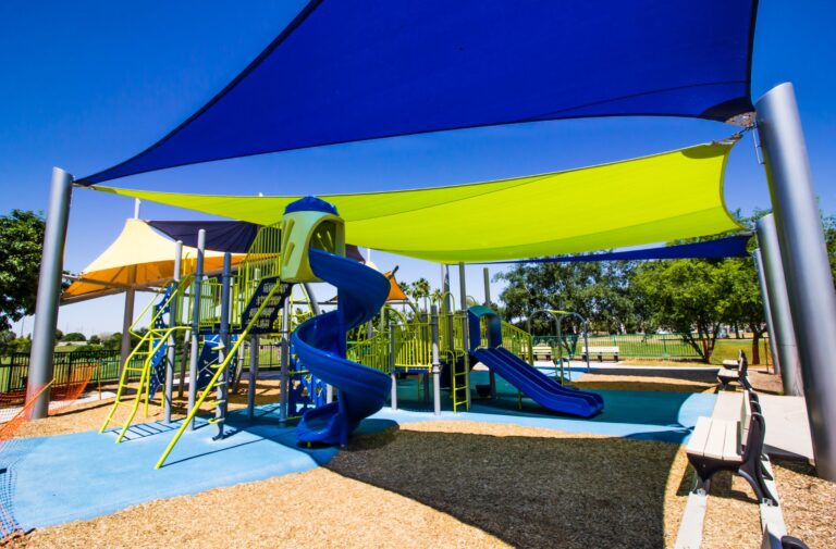 Creating a Safe Play Area with Sun Sail Shades for Children’s Nurseries